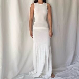 One Mile Knit Maxi Dress Ivory